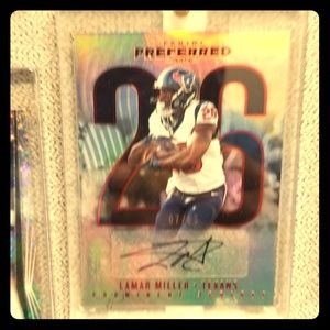 Panini Preferred Lamar Miller auto out of 26!